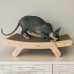 Edison Modern Wooden Cat Scratcher