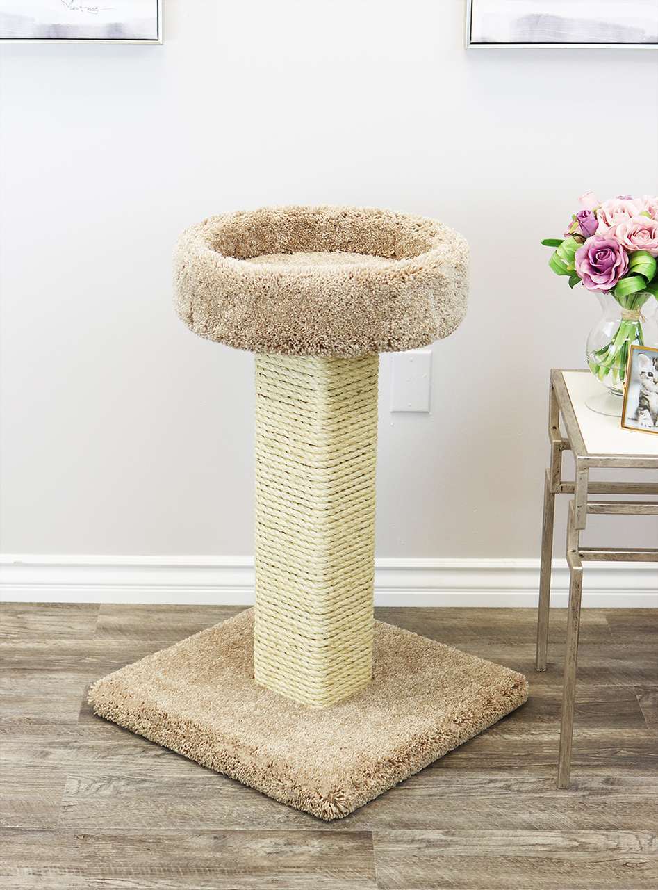 Cat's Choice Large Tub Cat Lounger w/Sisal Post - 130087 - CatsPlay ...