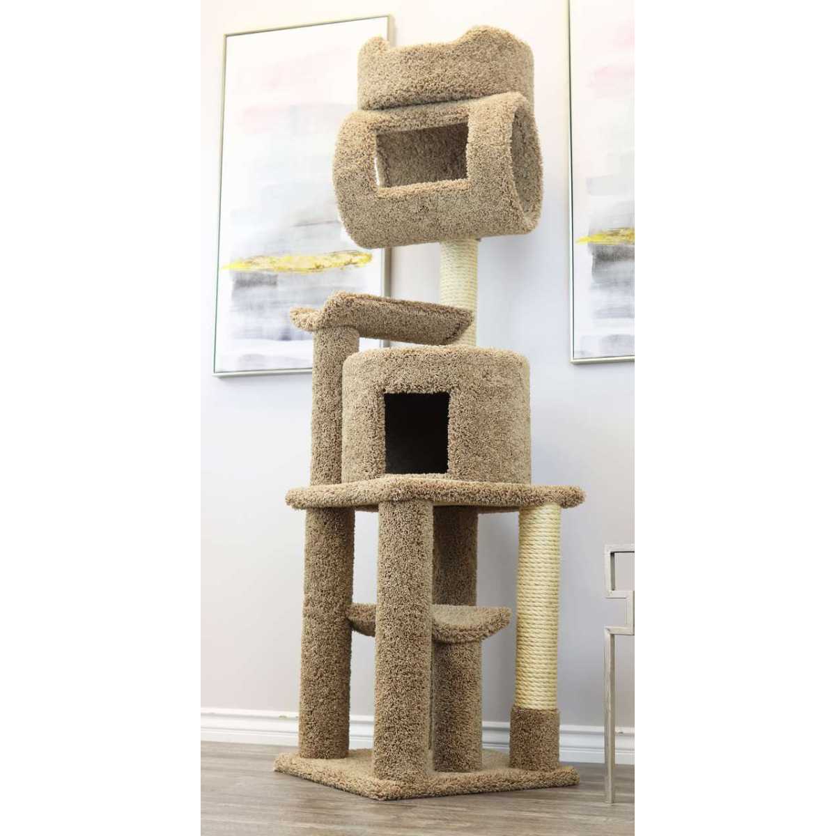 Cat's Choice 7 Foot Tall Carpeted Cat Tower CatsPlay Superstore