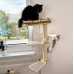 Cat Wall-Mounted Bed, Scratch Post and Steps for Mounting on the RIGHT side of a Window