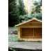 Large Outdoor Cedar Cat or Dog Feeding Station