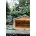 Medium Outdoor Cedar Cat or Dog Feeding Station