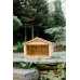 Medium Outdoor Cedar Cat or Dog Feeding Station