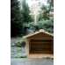 Small Outdoor Cedar Cat or Dog Feeding Station