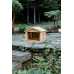 Small Outdoor Cedar Cat or Dog Feeding Station