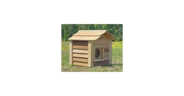 17 Inch Cedar Cat House Catsplay Superstore