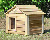 20 Inch Cedar Cat House - CatsPlay Superstore